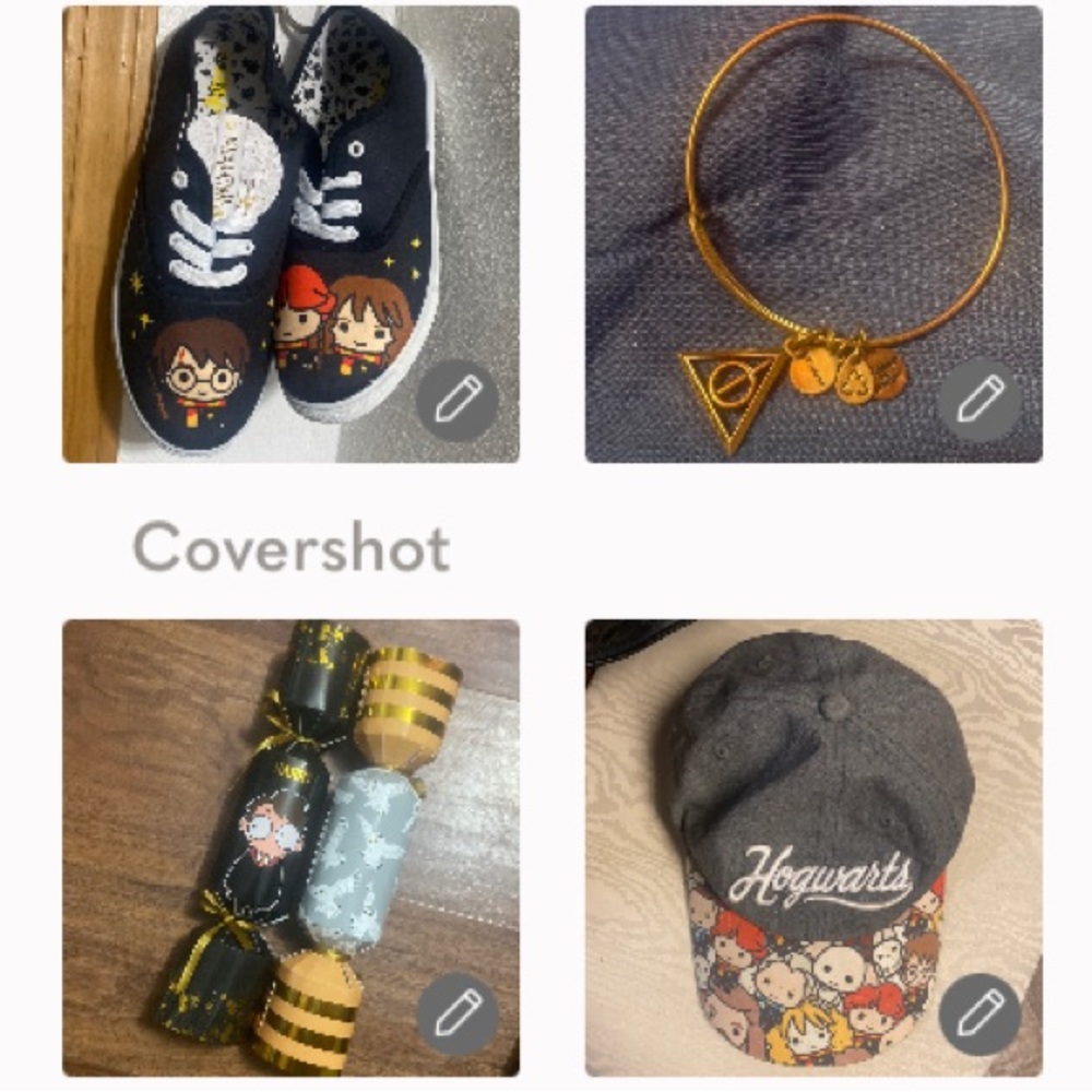Harry Potter👟11+🧢+A&A=Deathly Hallows Bangle+2P no-show🧦Harry/🦉